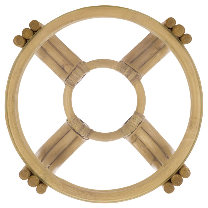 Table d'appoint ronde Bilian, Naturel