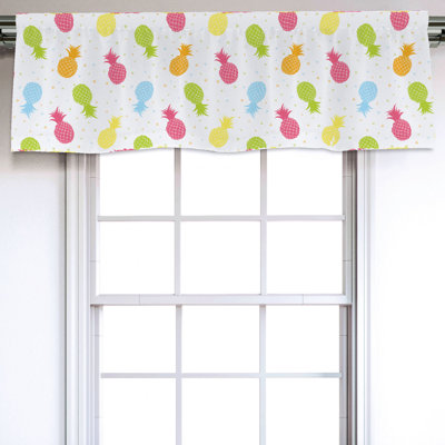 Sateen Ruffled Window Valance