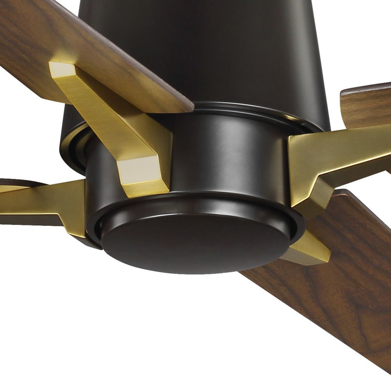Lindale 52'' Ceiling Fan, Architectural Bronze with Brown Blades