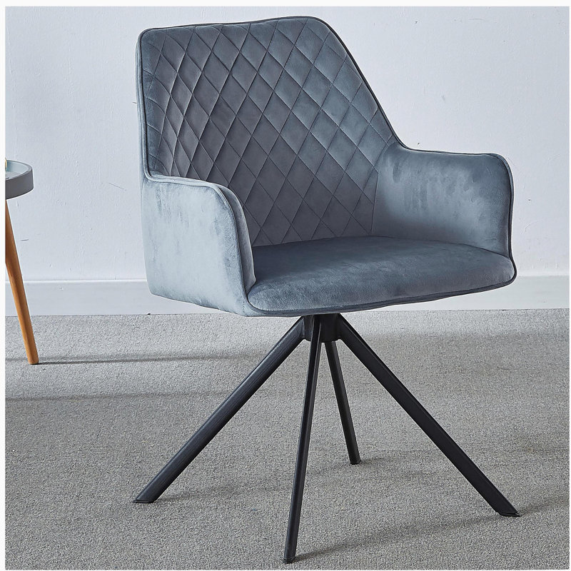 Chaise de bureau Modern Wheelless, chaise de bureau ergonomique pour bureau à domicile, avec pieds en métal, pour chambres à coucher, salles de réception, sièges de salon