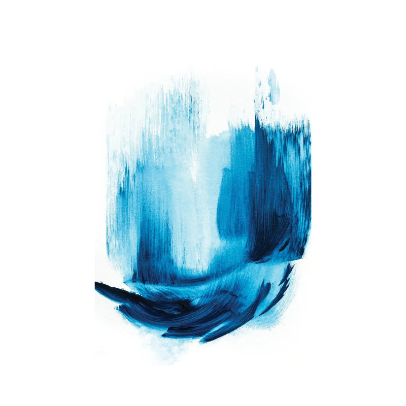 Royal Blue I - Print on Canvas, Wrapped Canvas, 20.32 cm H x 30.48 cm W