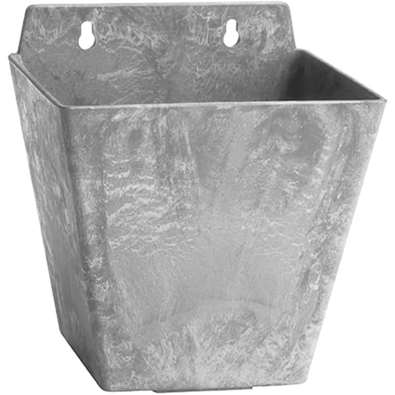 Self Watering Wall Plastic Planters, Rust, 6.25" H x 4.75" W x 5.5" D