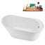 Baignoire autoportante 59 "avec drain interne Streamline-102282161