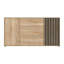 Zaria 163 cm W Plastic Sideboard