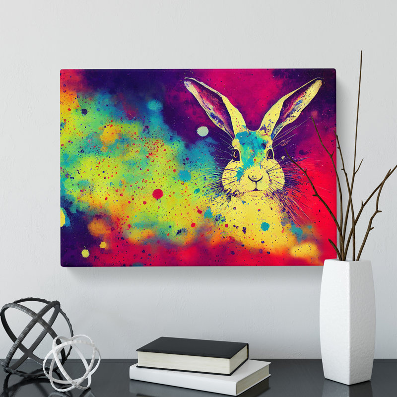 Hare Splash Vol.5 Abstract - Wrapped Canvas, 35cm H x 50cm W x 3cm D