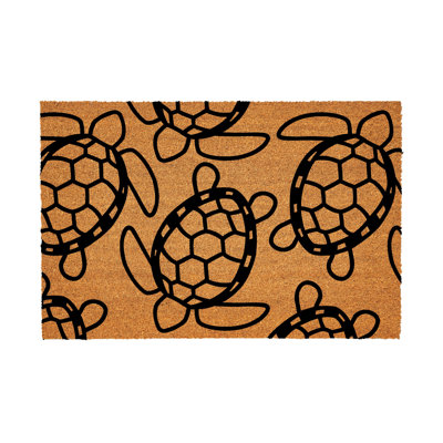 Coastal Coir Mat Turtles 36x24"