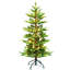 Arbre de Noël facile à assembler, support en métal de 5 pi, lumières chaudes pour la maison
