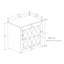 Mobilier de chambre à coucher 1pc