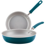 Rachael Ray Create Delicious Nonstick Induction Frying Pans / Skillet Set, 9.5 Inch and 11.75 Inch
