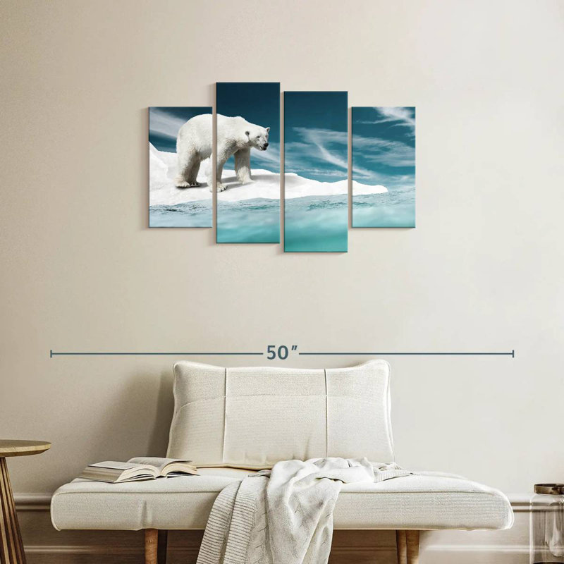 Brampt Ice Bear, 22" H x 36" W