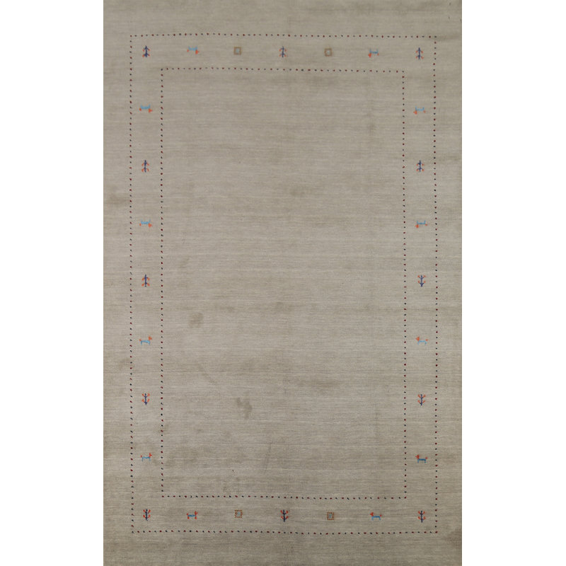 Tapis oriental à motif de petits animaux Gabbeh