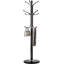 Metal Coat Rack With Natural Marble Base And 12 Hooks-106633925