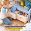  Kids Clothes Rack with Storage Drawers, Children Garment Rack, White-2029403532