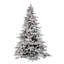 7.5' H Lighted Artificial Fir Christmas Tree