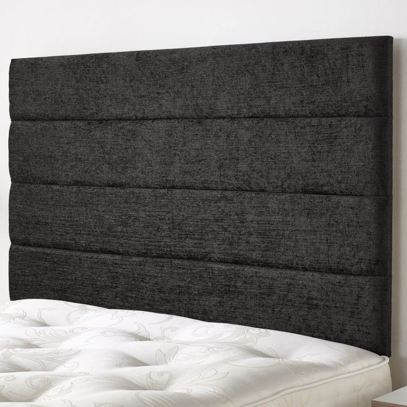 Upholstered Headboard, Super King (6'), Black