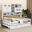  Lit de jour en bois Chaille avec 2 tiroirs, armoire et tablette tout-en-un-104371092-104371093