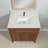 37" Quartz Bathroom Vanity Top With Sink