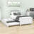 Twin Size Platform Bed with Trundle-541587307