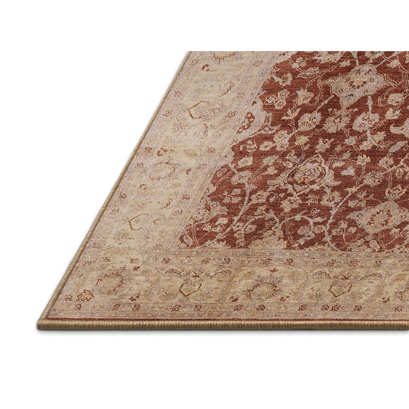 Rikwin Oriental Indoor Rug, Rectangle 4' x 6'