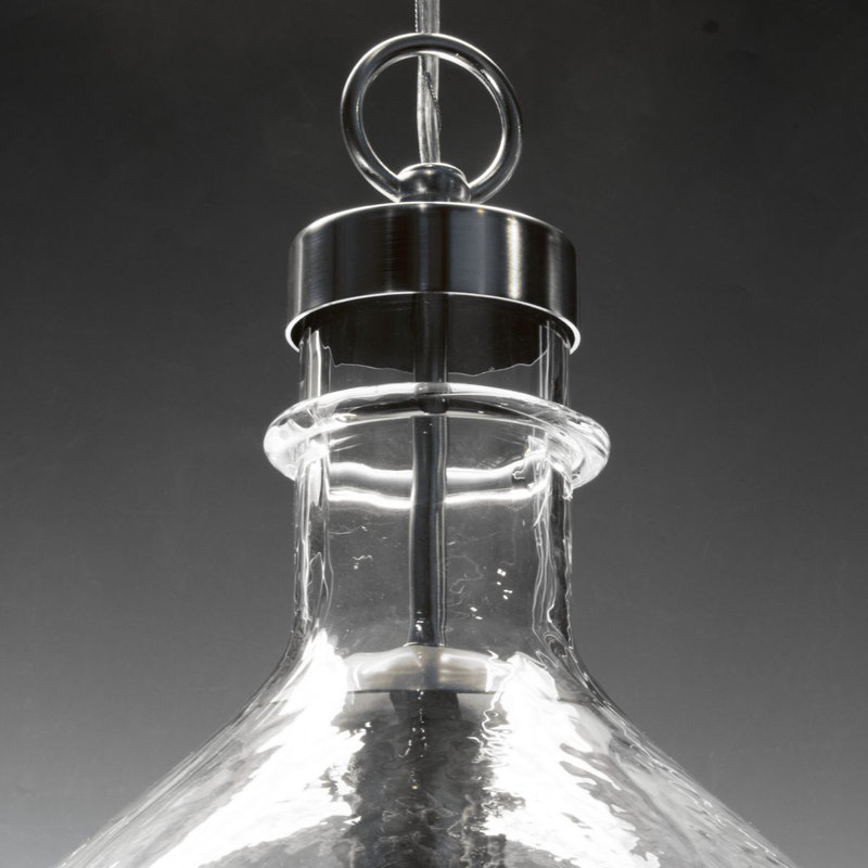 Rochester 1 - Light Single Pendant, Brushed Nickel