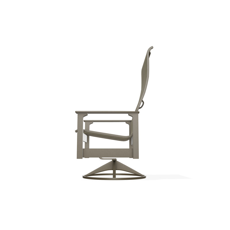 Leeward Polymer Outdoor Lounge Chair, Elevation Stone, Beachwood