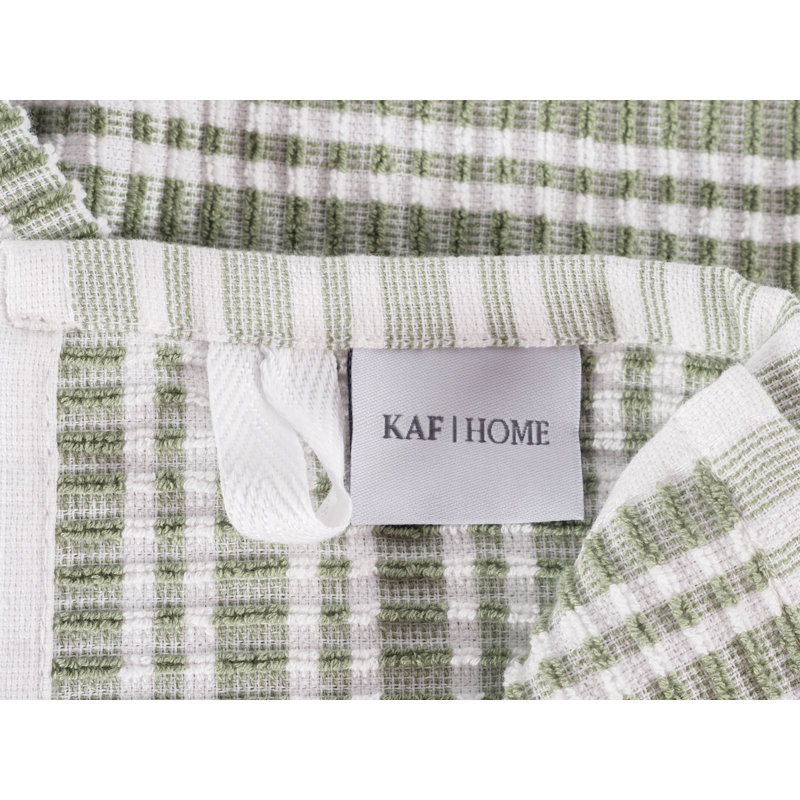Serviette de cuisine Bruna Ripple Terry - 16 po x 28 po, Sauge