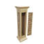 Poteau d'escalier décoratif en bois et bois aggloméré avec porte cachée 12 x 12 x 42 po Fixturedisplays® 90 jours 18772