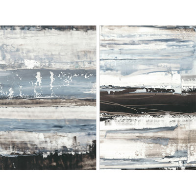 «Icy Horizon III», ensemble de 2 reproductions sur toile