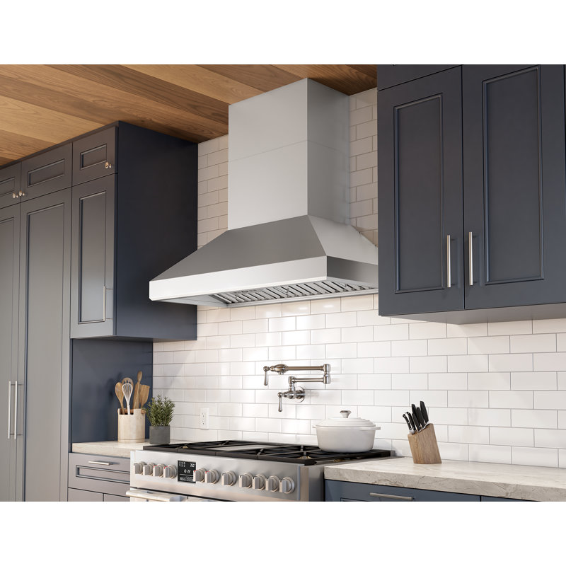 Titan 750 CFM Wall Mount Range Hood with TruHue in Stainless Steel, 48"