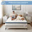  Mattress 90x200 Cm, Height 25 Cm, Pocket Spring Mattress, Medium Firmness H3, 7-zone Orthopaedic Mattress With Oeko-tex Certification, Spring Mattress With Gel Memory Foam-408675541