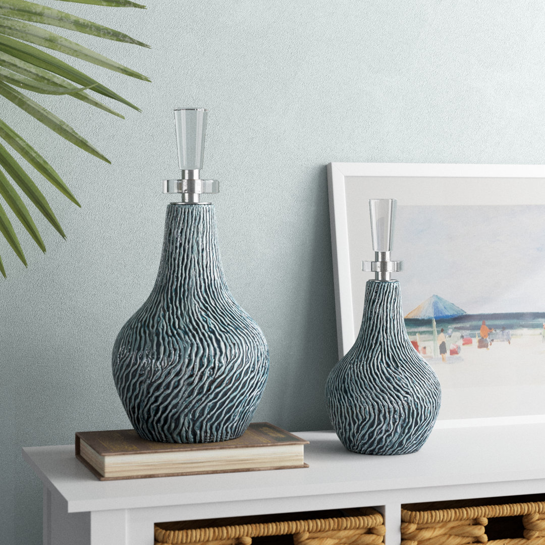 Lazar Ceramic Decorative Bottle Beachcrest Home™