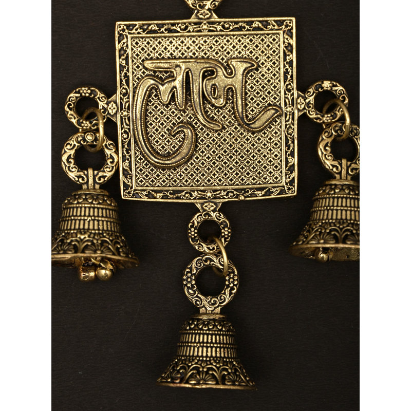 Paire de clochettes suspendues 6 pouces Superfine Shubh Labh