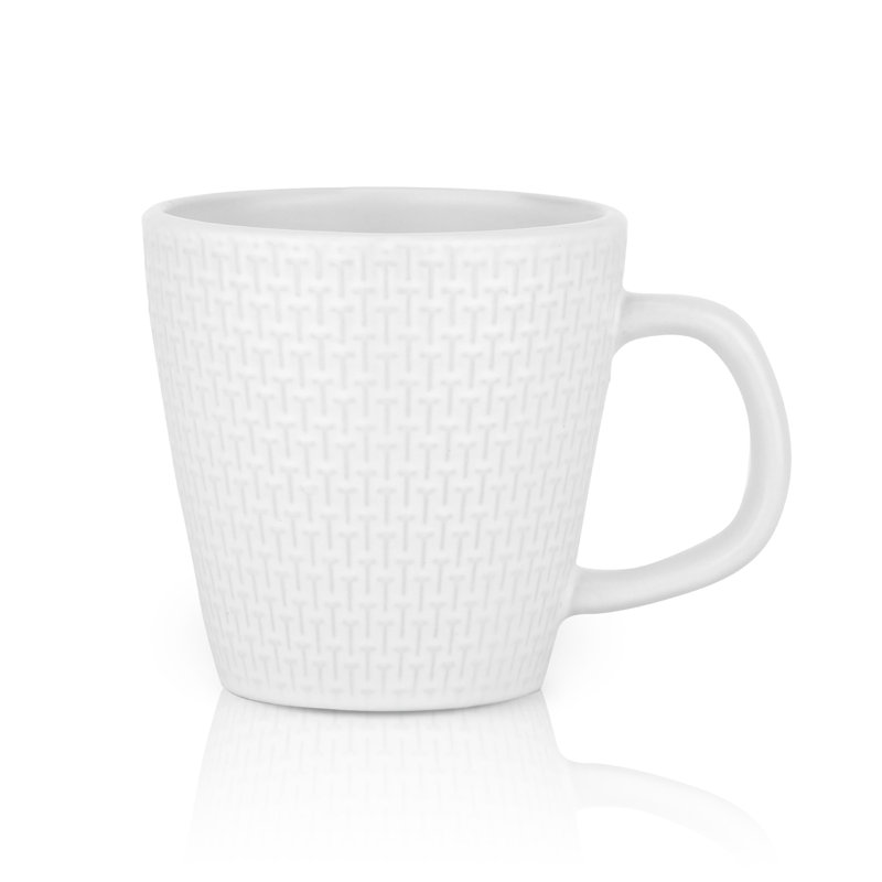 Ensemble de tasses en grès Stone Lain Abigael, Blanc