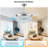42 Inch Crystal Fandelier Ceiling Fan, Retractable Chandelier Ceiling Fan With Lights And Remote For Bedroom Living Room, LED Dimmable, Quiet DC Motor-1960724117