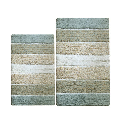 Cervantes 100% Cotton Non-Slip Bath Rug