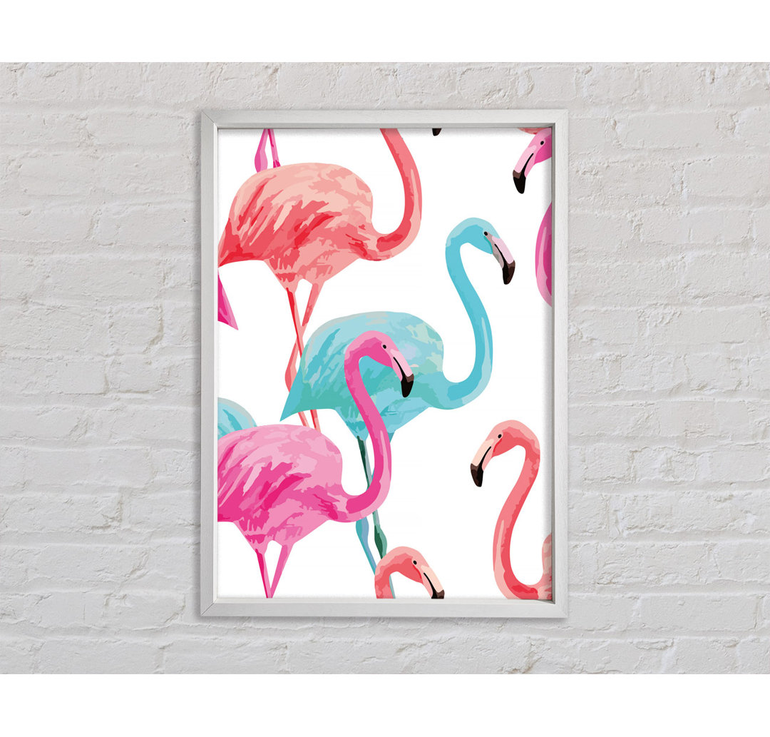 Flamingo Farben - Druck