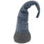 Gnome de Noël debout avec un chapeau à motif - 18 po - Bleu