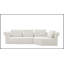 Canapé modulaire avec accoudoir droit, accoudoirs larges et coussins décoratifs-991003612