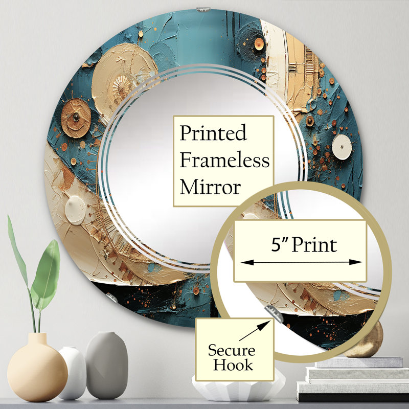 Miroir mural Hayrettin, 24 po x 24 po
