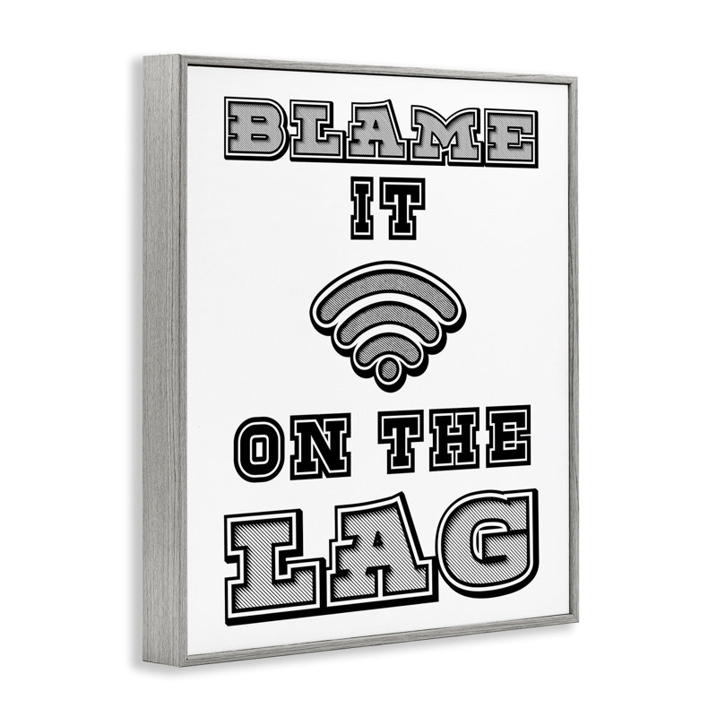 «Blame It On The Lag Gaming», estampe numérique, conception de Marcus Prime, H 14 po x l 11 po, Estampe numérique Farmhouse