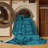 Machine Washable Abstract Blue Area Rug-1275357041