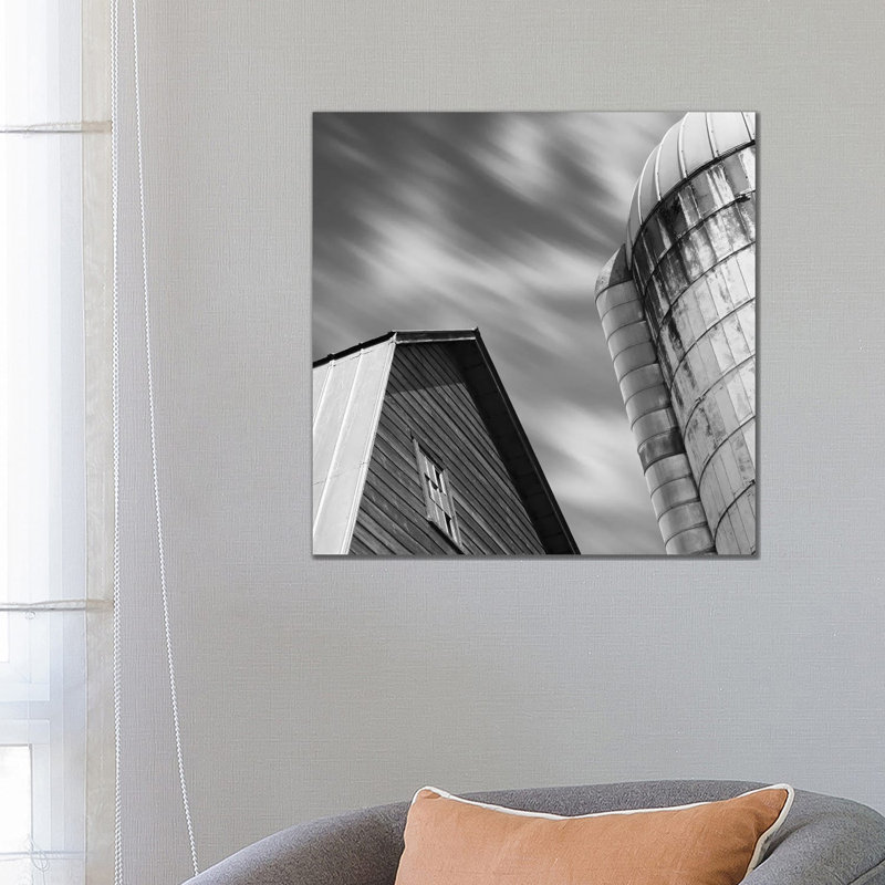 Barn & Silo by Chip Forelli - Wrapped Canvas Print, 66.04 cm H x 66.04 cm W