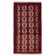 Tapis kaki / rouge One-of-a-Kind 3 pi 6 po x 6 pi 1 po