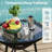 3-Piece Acapulco Wicker Patio Bistro Set With 2 Black Chairs & Glass Table-268647488