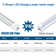720 Watt Equivalent T8 FA8/Single Pin 6000K LED Bulb