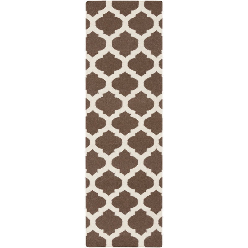 Kramer Wool Geometric Indoor Rug, Runner 2'6" x 8'