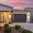 Outdoor Gold Wall Light With Rgb Led