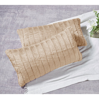 Housse de coussin en polyester Super Mink