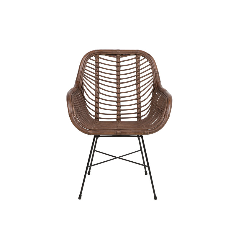 Mcnally 40cm H Windsor Back Armchair, Brown