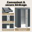 247cm Steel Floor Bird Cage